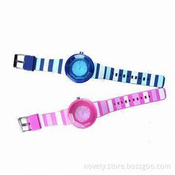 Non-toxic Silicone Watch Bands, Available in Pantone and Multi-colors